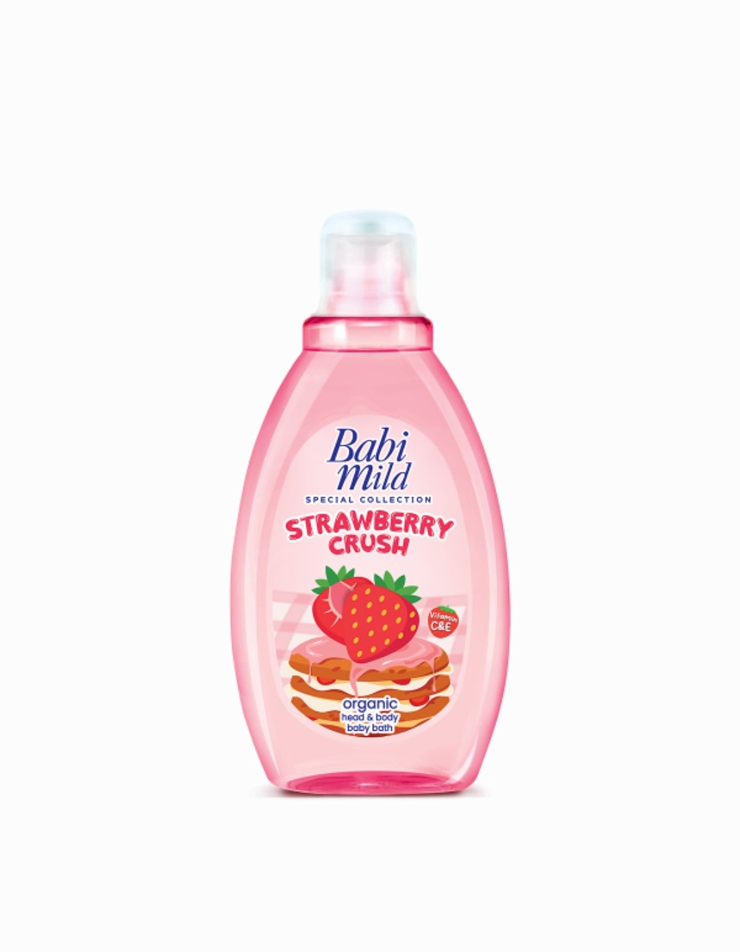 Babi Mild | Head & Body Bath Strawberry Crush | 180ml | Best Price in Pakistan original skincare product Pakistan مرکزی تصویر