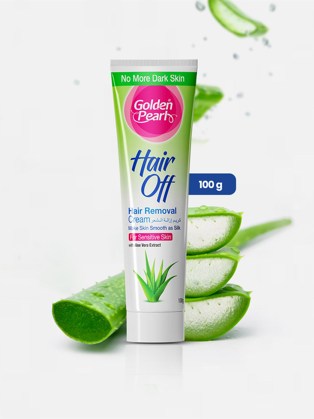 Golden Pearl Hair Off | Hair Removal Cream | Aloe Vera 100gm | Best Price in Pakistan original skincare product Pakistan