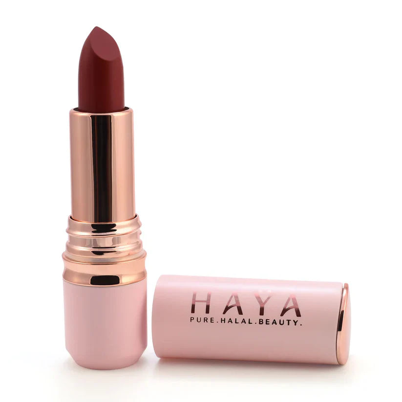 Haya Beauty | Pure Halal Beauty Velvet Matte Lipstick | Best Price in Pakistan original skincare product Pakistan