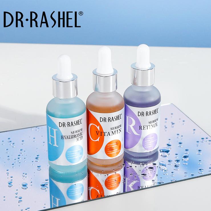 Dr Rashel Facial Serum Set 3 Pack- Vitamin C + Hyaluronic Acid + Retinol | Best Price in Pakistan original skincare product Pakistan Main image