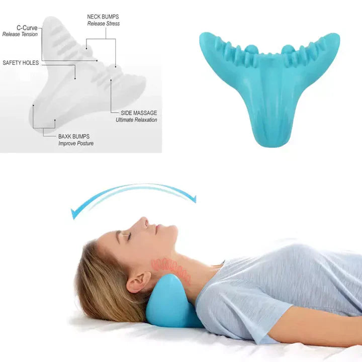 Stretch Relaxation Neck Massage Pillow | Best Price in Pakistan original skincare product Pakistan