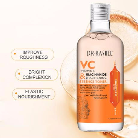Dr.Rashel Vitamin C Niacinamide & Brightening Essence Toner | 500Ml | Best Price in Pakistan original skincare product Pakistan