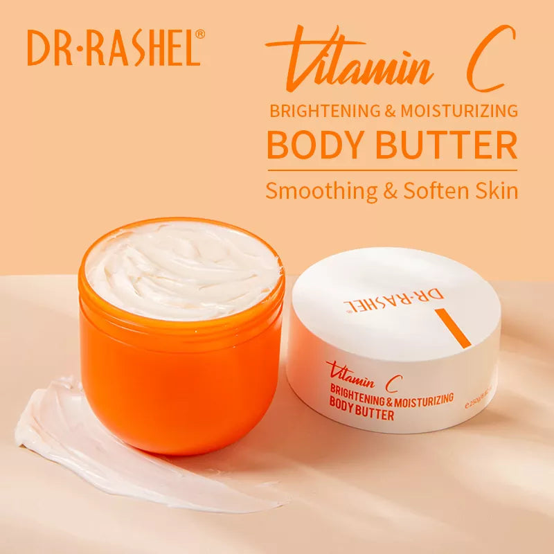 Dr Rashel Vitamin C Brightening & Moisturizing Body Butter 250Gm | Best Price in Pakistan original skincare product Pakistan Main image