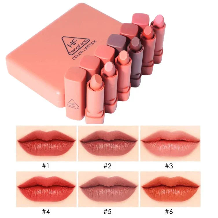Heng Fang 6Pcs Lipstick Set 9091 | Best Price in Pakistan original skincare product Pakistan مرکزی تصویر