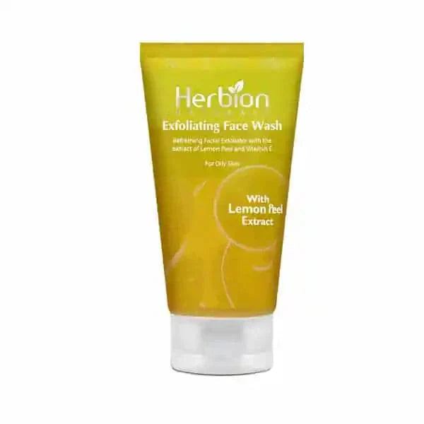 Herbion Oil Control Lemon Exfoliating Facewash | Best Price in Pakistan original skincare product Pakistan Main image
