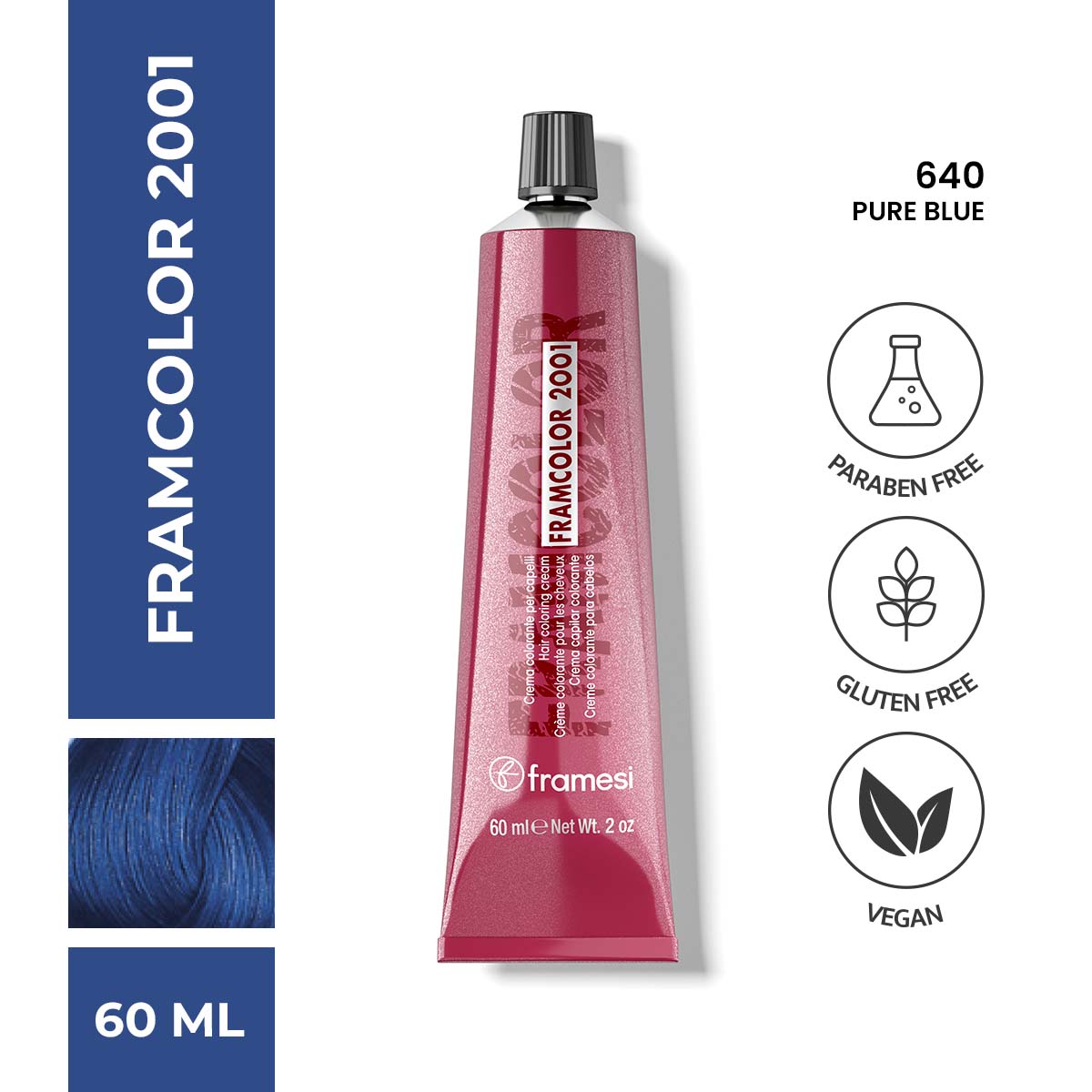 Framesi | FramColor 2001 | 640 Pure Blue | Best Price in Pakistan original skincare product Pakistan