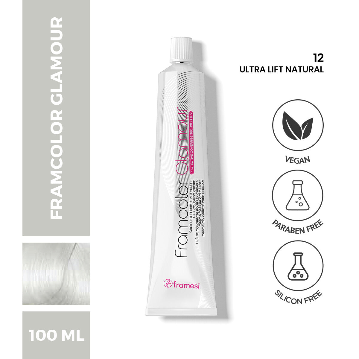 Framesi | FramColor Glamour | 12 Ultra Lift Natural | Best Price in Pakistan original skincare product Pakistan مرکزی تصویر