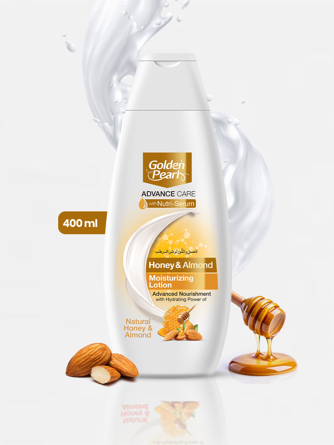 Golden Pearl Honey & Almond Advance Care Moisturizing Lotion | 400ml | Best Price in Pakistan original skincare product Pakistan