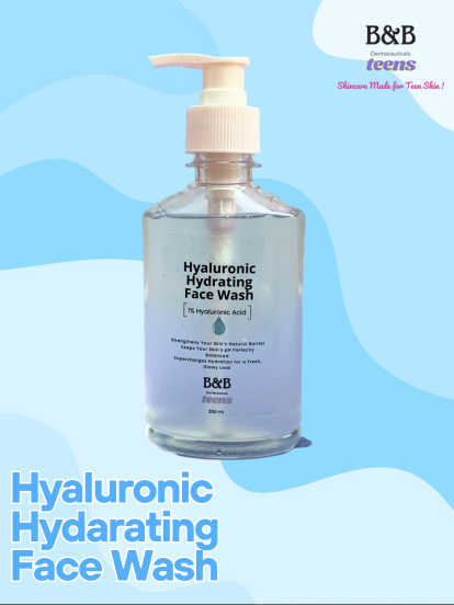 B&B Derma | Hyaluronic Hydrating Face Wash Teens | Best Price in Pakistan original skincare product Pakistan