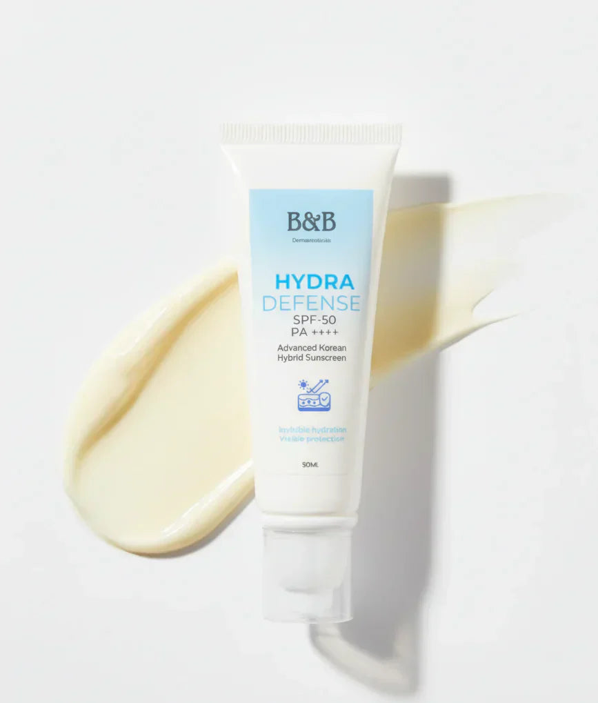 B&B Derma | Hydra Defense SPF 50 Advanced Korean Hybrid Sunscreen | Best Price in Pakistan original skincare product Pakistan