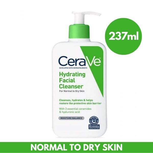 CeraVe Hydrating Facial Cleanser | 237ml | Best Price in Pakistan original skincare product Pakistan مرکزی تصویر