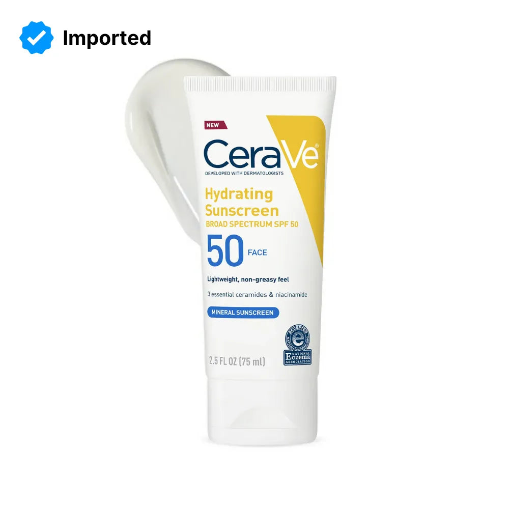 Cerave Hydrating Sunscreen SPF50 | 75ml | Best Price in Pakistan original skincare product Pakistan Main image