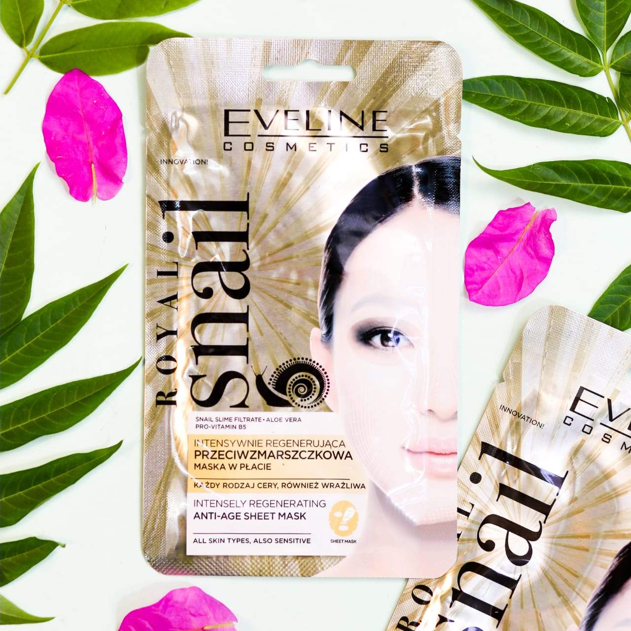 EVELINE ROYAL SNAIL ANTI AGE SHEET MASK 1PC | Best Price in Pakistan original skincare product Pakistan