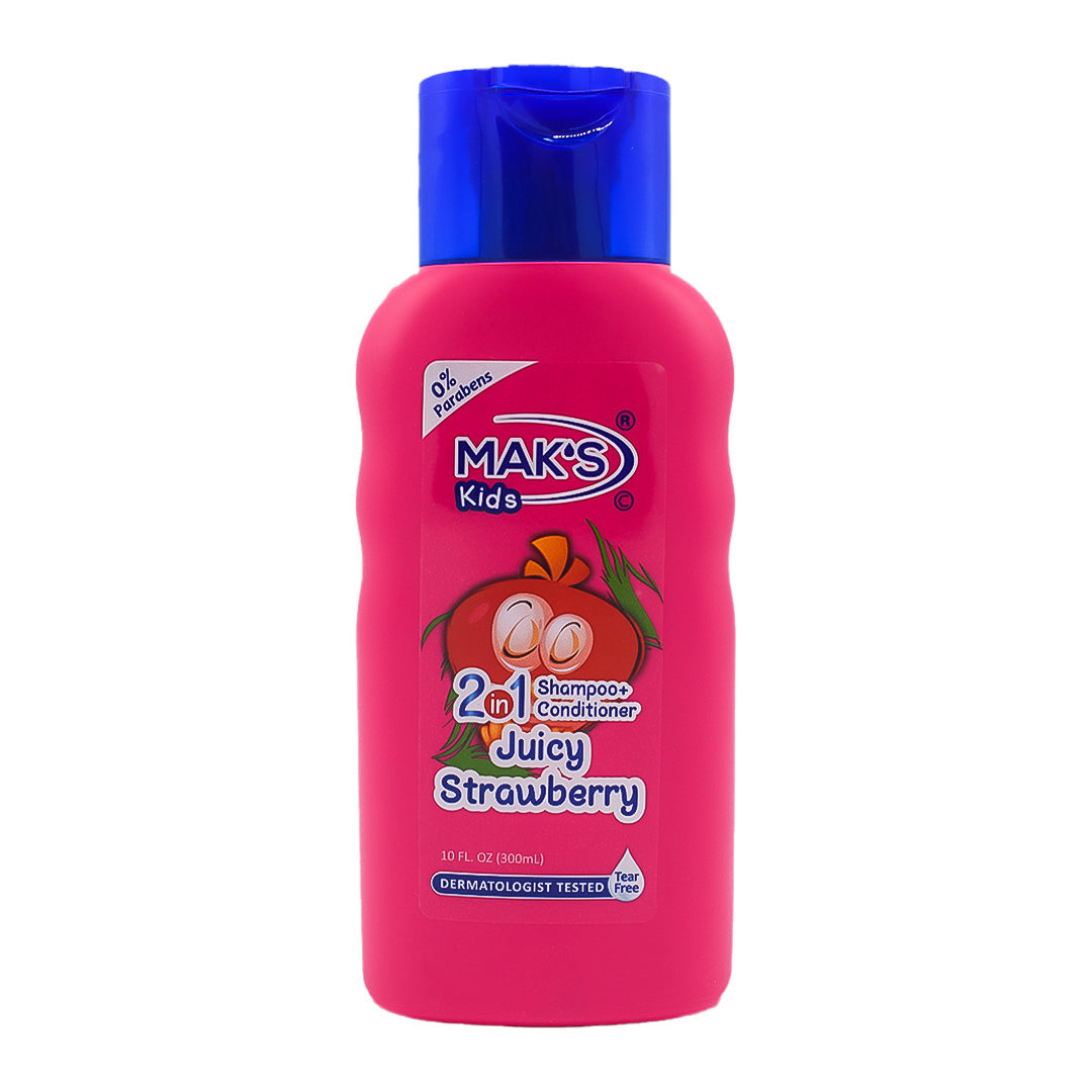 Maks | Kids Juicy Strawberry 2In1 Shampoo & Conditioner | 300ml | Best Price in Pakistan original skincare product Pakistan Main image