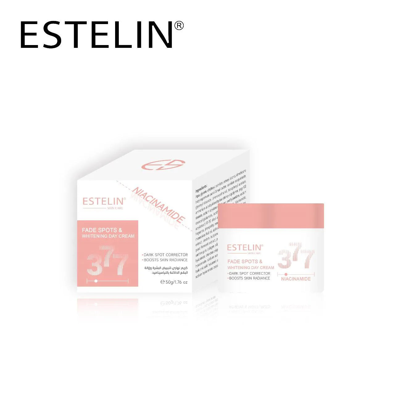 Estelin | Niacinamide Fade Spots & Whitening Day Cream 50g | Best Price in Pakistan original skincare product Pakistan Main image