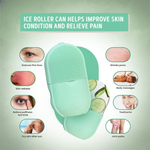 Ice Roller Facial Massage & Cleansing Cube - Random Color Main image