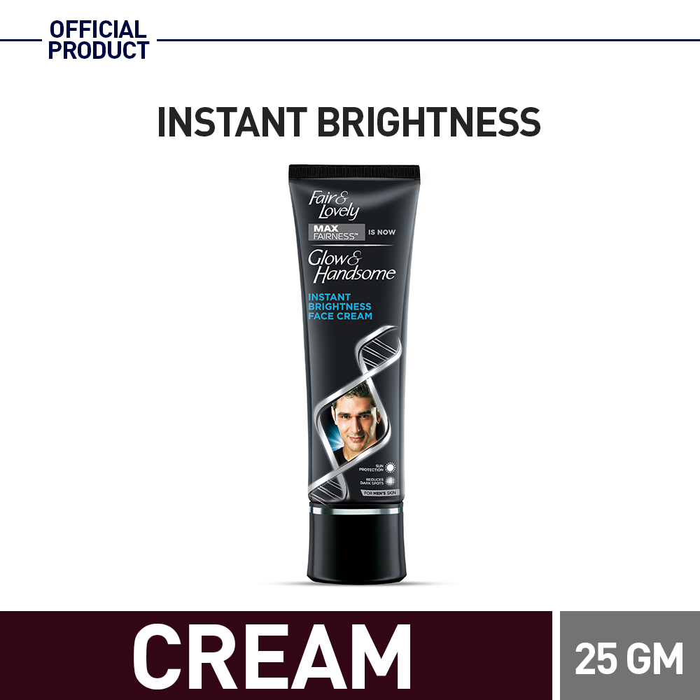 Glow & Handsome Instant Brightness Cream | 25 gm | Best Price in Pakistan original skincare product Pakistan Main image