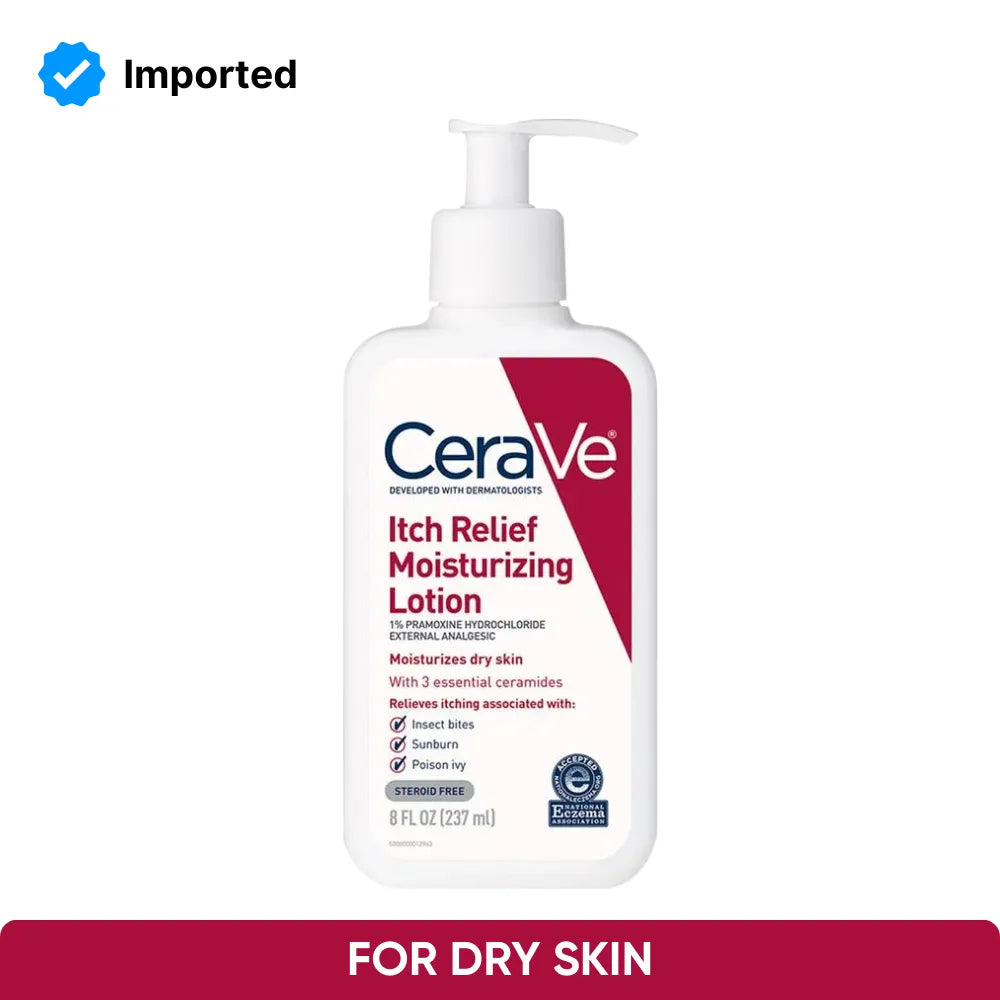 CeraVe Itch Relief Lotion | 237ml | Best Price in Pakistan original skincare product Pakistan