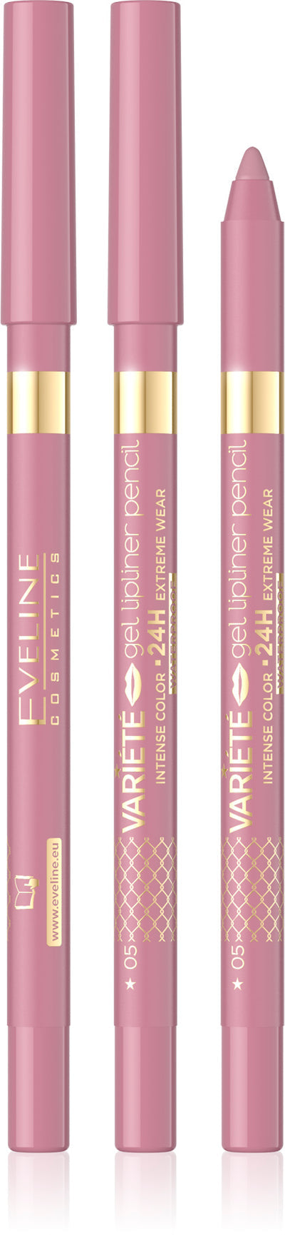 Eveline Variete Gel Lip Liner Pencil Matt Waterproof | 5 Angel Nude | Best Price in Pakistan original skincare product Pakistan
