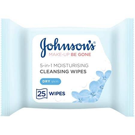 Johnsons Face Care Wipes Make Up Be Gone Moisturising 25S | Best Price in Pakistan original skincare product Pakistan