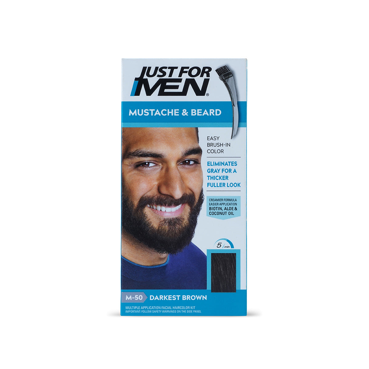 Just For Men | Mustache & Beard Color | Darkest Brown | Best Price in Pakistan original skincare product Pakistan