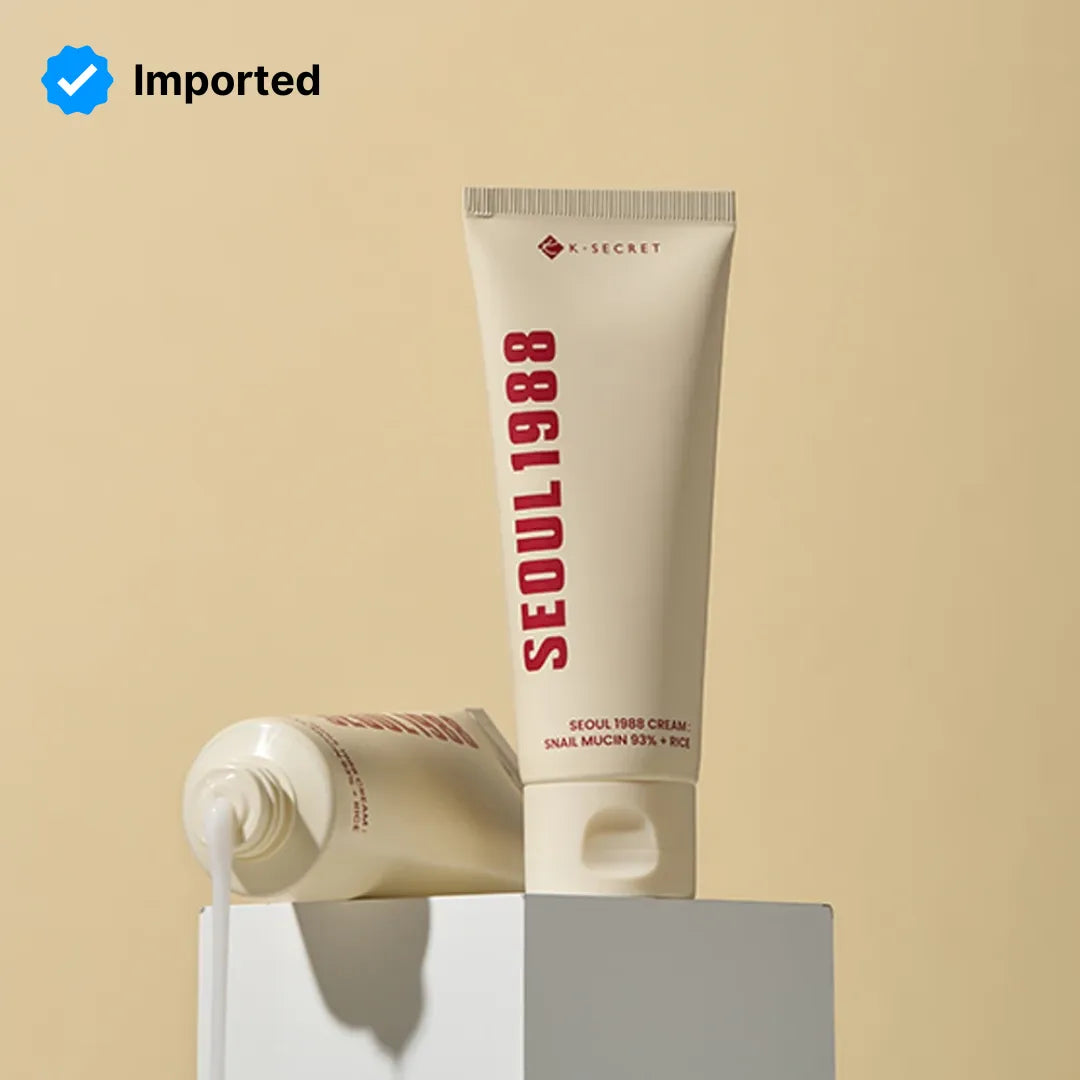 K-Secret SEOUL 1988 Cream Snail Mucin 93% + Rice | 100ml | Best Price in Pakistan original skincare product Pakistan Main image