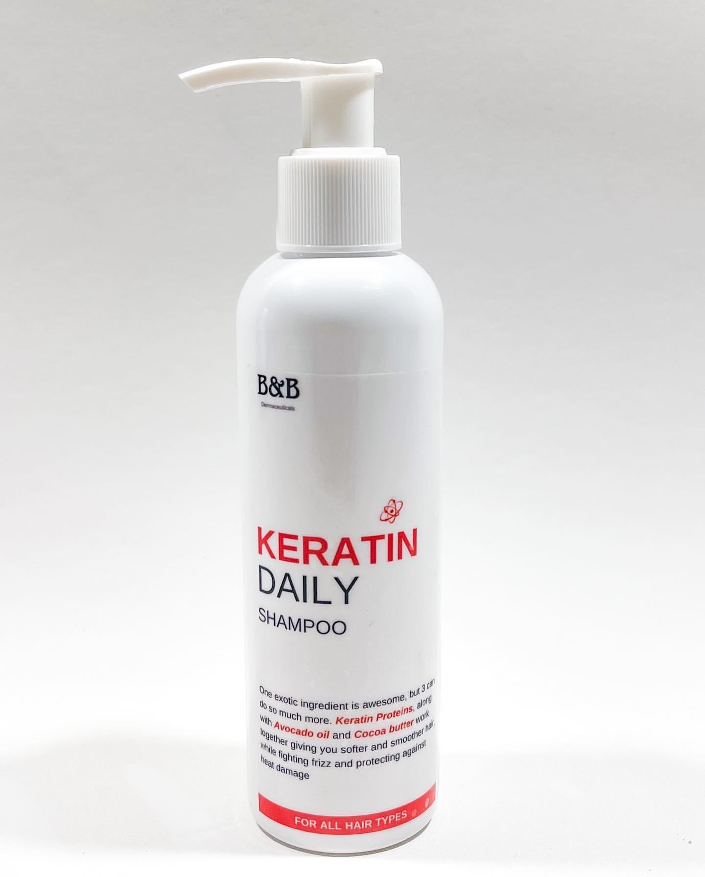 B&B Derma | Keratin Daily Shampoo | Best Price in Pakistan original skincare product Pakistan