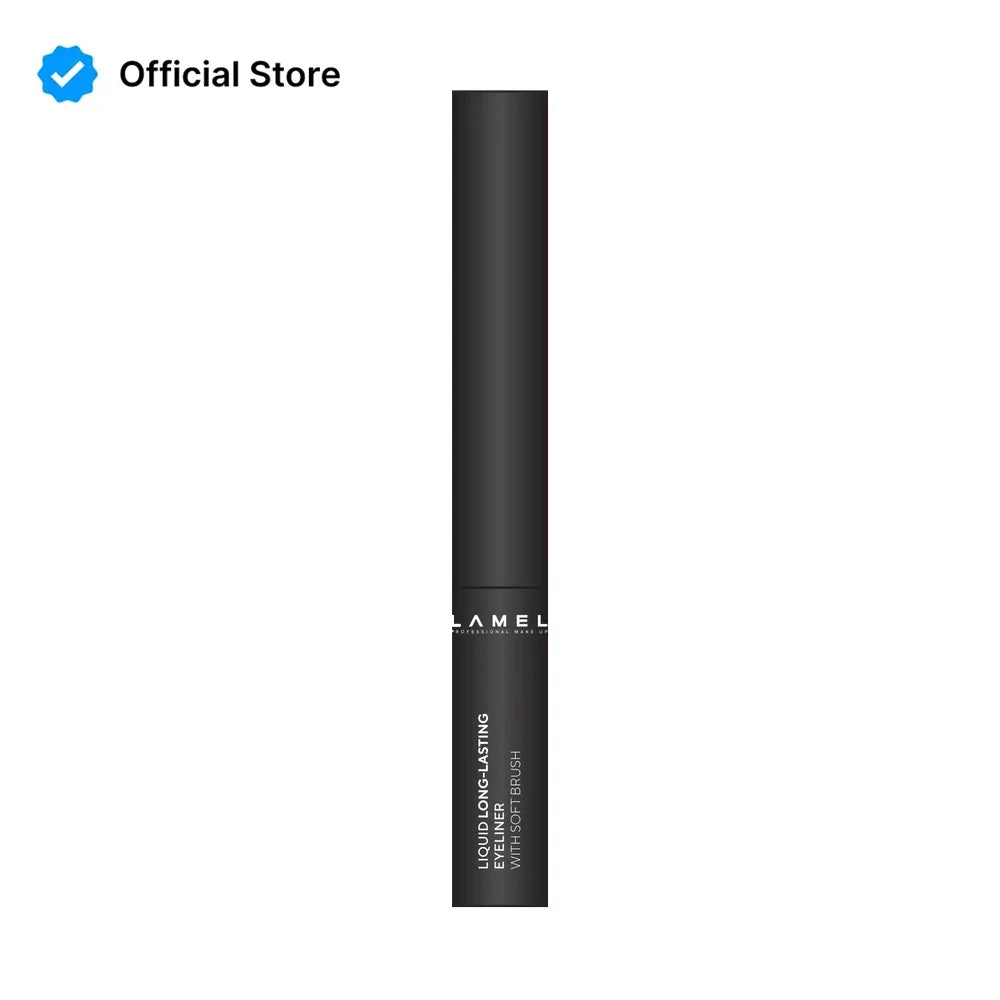 LAMEL Liquid Long-Lasting Eyeliner With Soft Brush 401 Carbon Black | Best Price in Pakistan original skincare product Pakistan