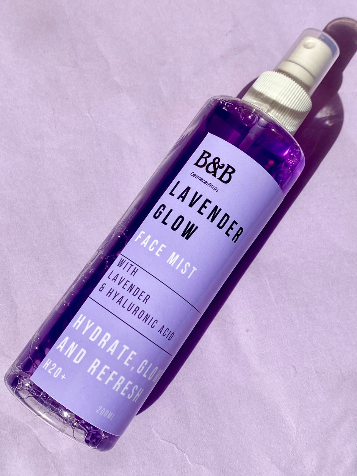 B&B Derma | Lavender Glow | Lavender Glow Face Mist  On The Go 200Ml | Best Price in Pakistan original skincare product Pakistan Main image