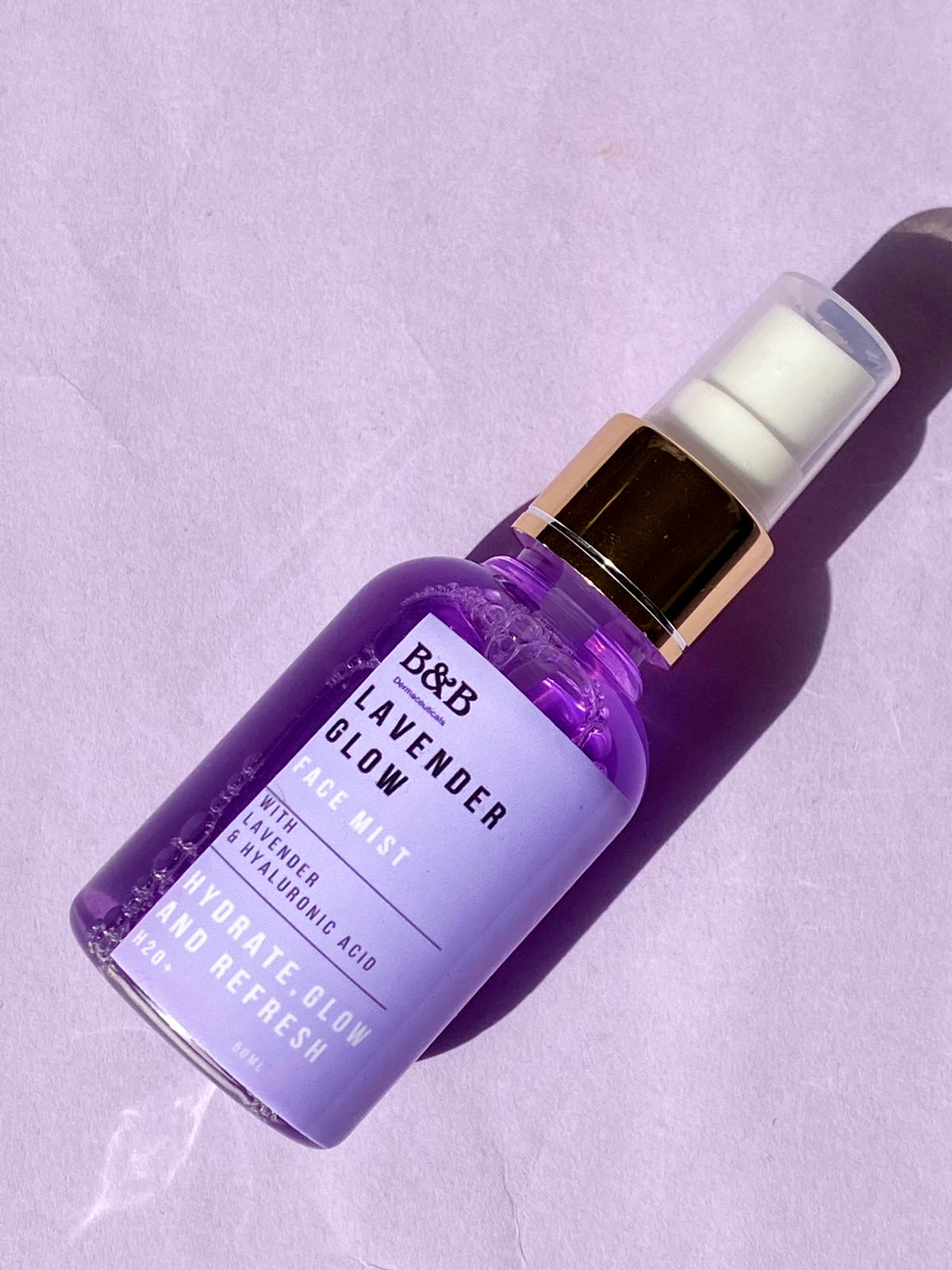 B&B Derma | Lavender Glow | Lavender Glow Face Mist  On The Go 50 Ml | Best Price in Pakistan original skincare product Pakistan