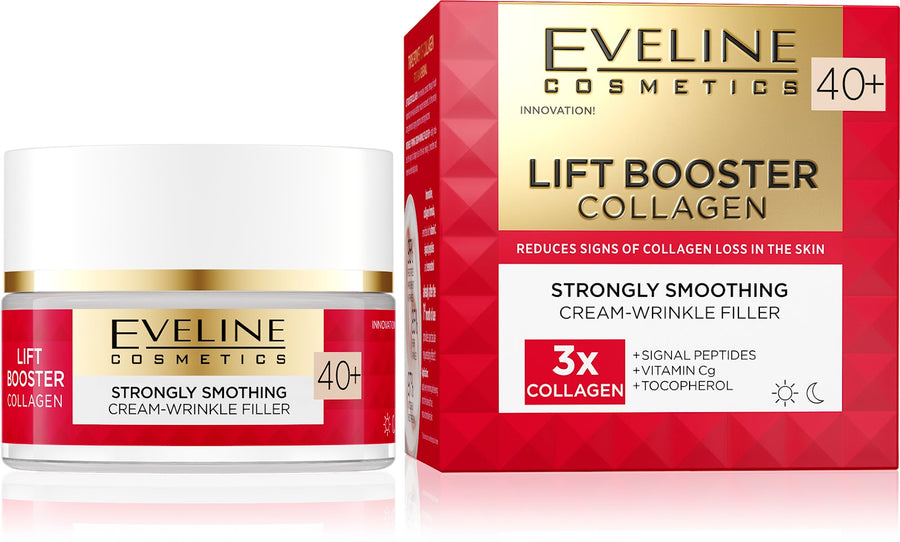 Eveline Lift Booster 3X Collagen  40+ Cream | 50ml | Best Price in Pakistan original skincare product Pakistan
