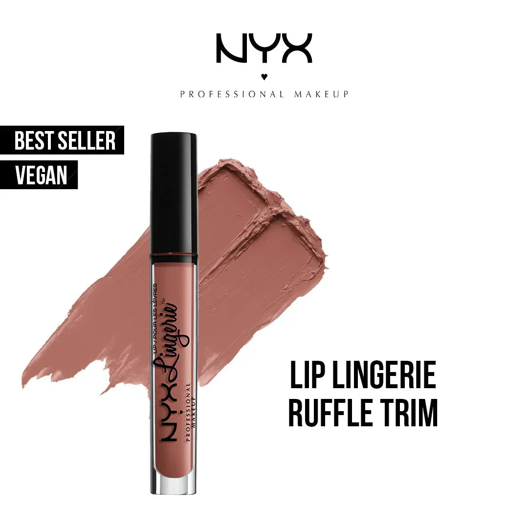 NYX Professional Makeup Liquid Lipstick Lip Lingerie 04 Ruffle Trim | Best Price in Pakistan original skincare product Pakistan Main image