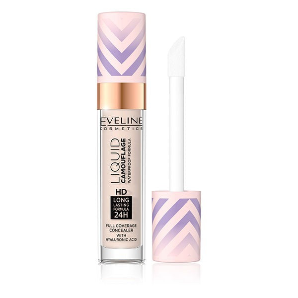 Eveline Liquid Camouflage Concealer Waterproof | 1 Light Porcelain | Best Price in Pakistan original skincare product Pakistan