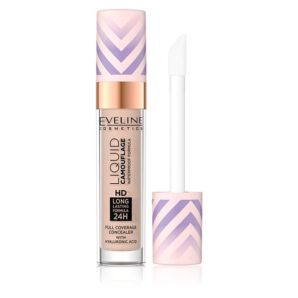 Eveline Liquid Camouflage Concealer Waterproof | 5 Light Sand | Best Price in Pakistan original skincare product Pakistan