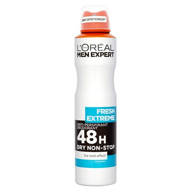 L'Oreal Men Expert 48H A/P Deodorant Spray Fresh Extreme 250Ml | Best Price in Pakistan original skincare product Pakistan