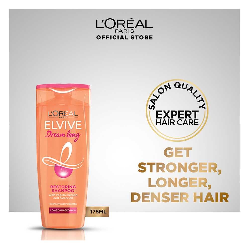 LOreal Paris | Dream Long Restoring Shampoo For Long Hair | 175ml | Best Price in Pakistan original skincare product Pakistan Main image