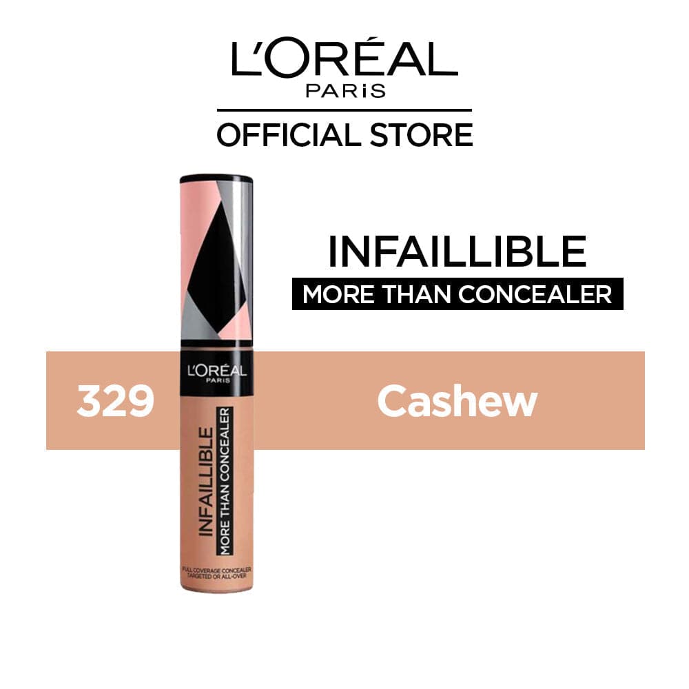 LOreal Paris Infallible More Than Concealer | 329 Cashew | Best Price in Pakistan original skincare product Pakistan