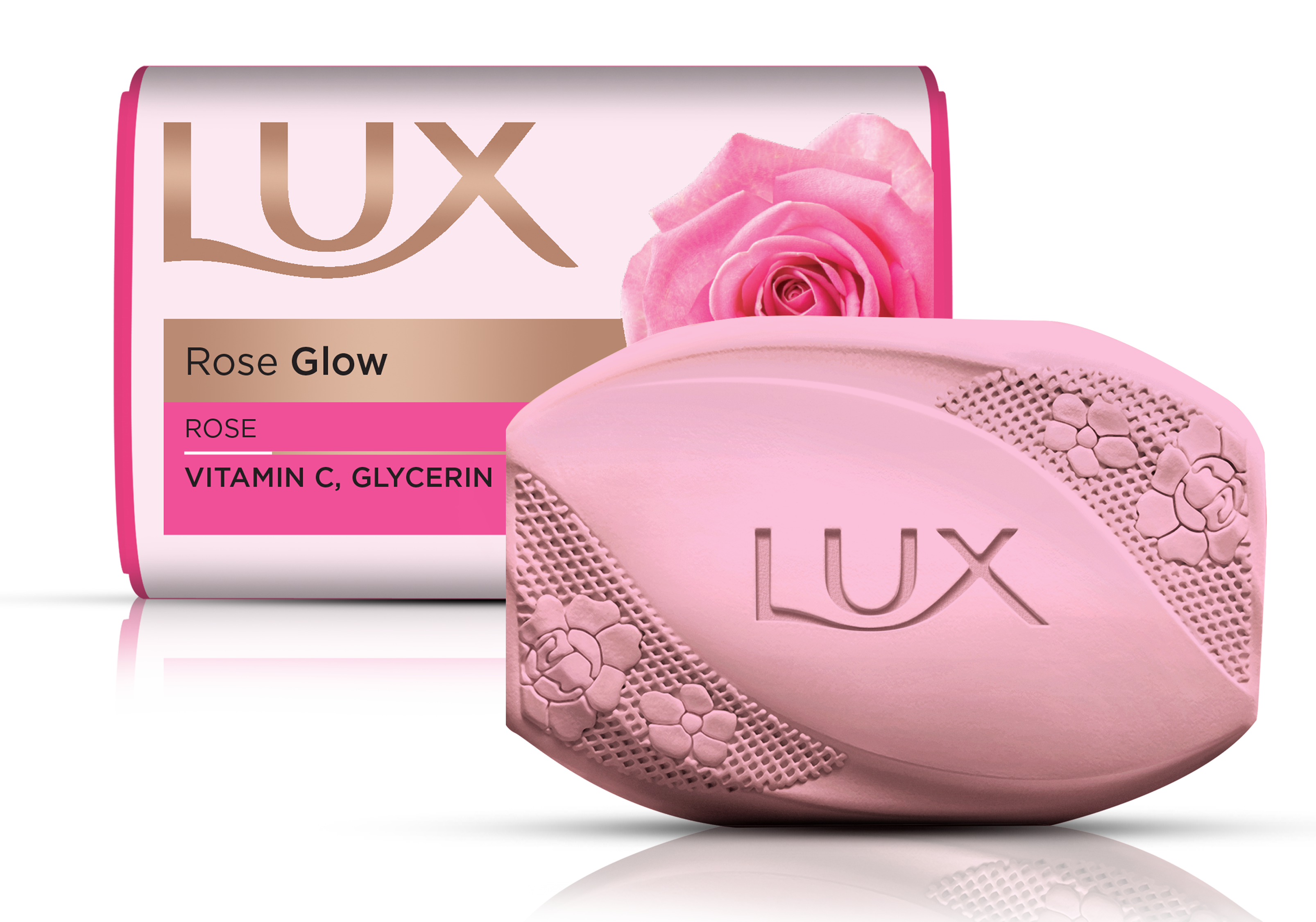 Lux | Rose Glow Soap Bar Pink  | 175g | Best Price in Pakistan original skincare product Pakistan