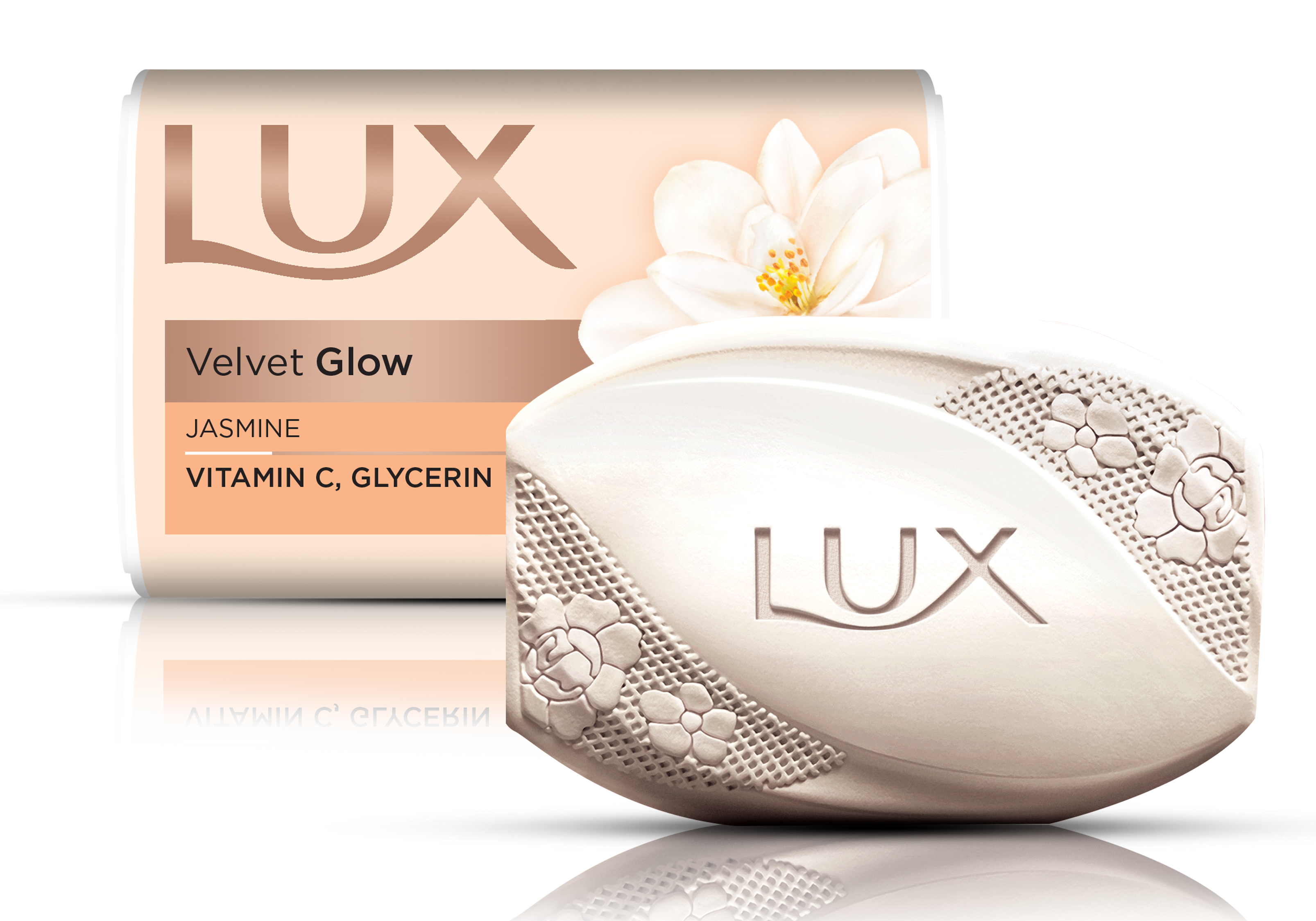 Lux | Velvet Touch Soap Bar White | 175g | Best Price in Pakistan original skincare product Pakistan مرکزی تصویر