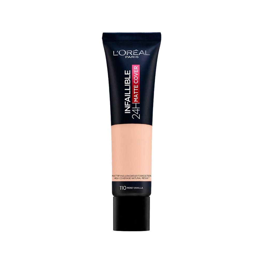 LOreal Paris | Infallible Matte Cover Foundation | 110 Rose Vanilla | Best Price in Pakistan original skincare product Pakistan مرکزی تصویر