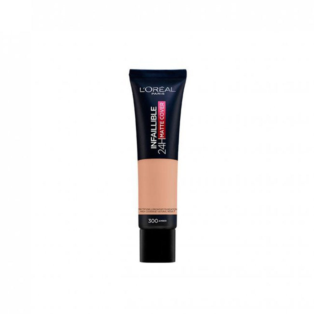 LOreal Paris | Infallible Matte Cover Foundation | 300 Amber | Best Price in Pakistan original skincare product Pakistan