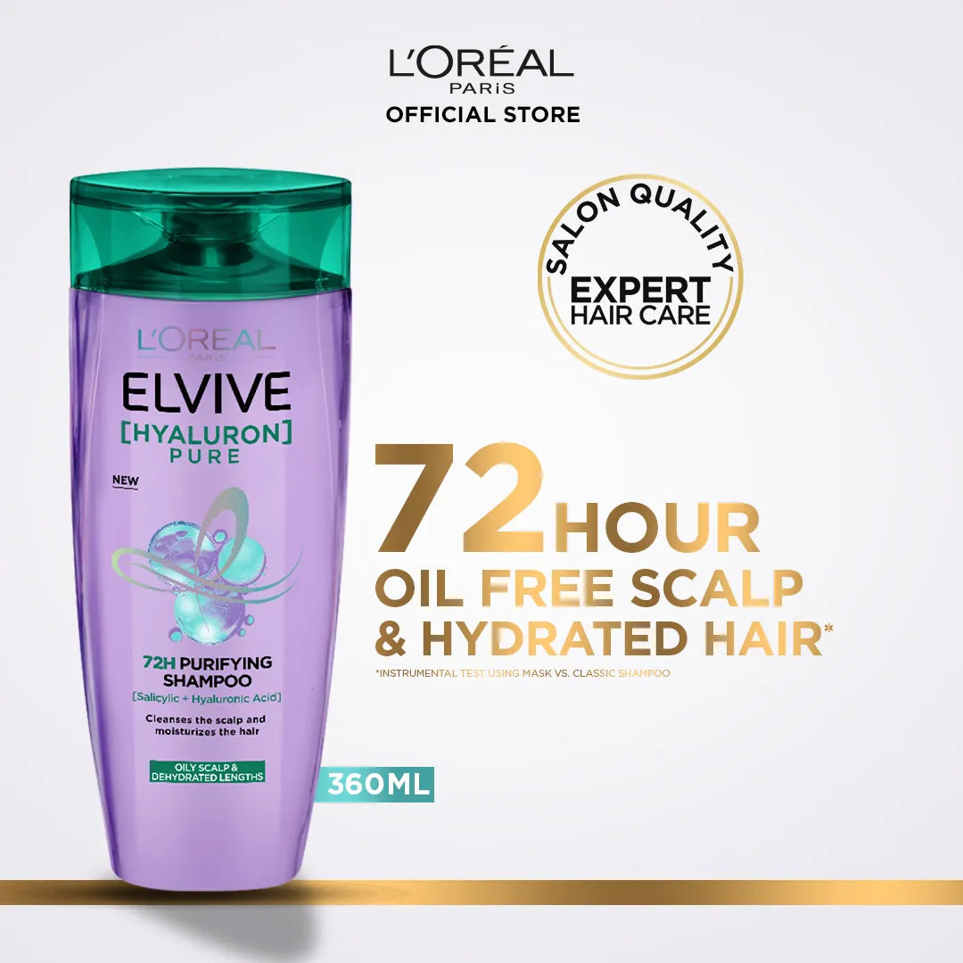 LOreal Paris Elvive Hyaluron Pure Shampoo | 360ml | Best Price in Pakistan original skincare product Pakistan
