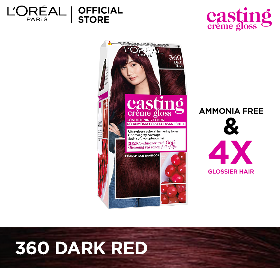 LOreal Paris Casting Creme Gloss | 360 Dark Red Hair Color | Best Price in Pakistan original skincare product Pakistan