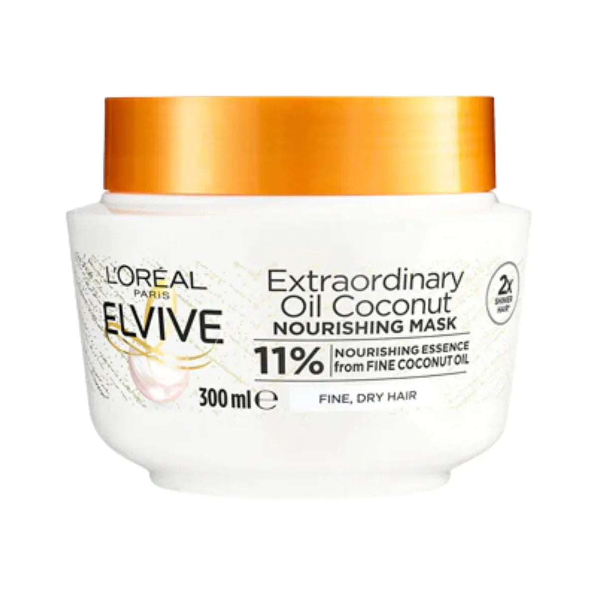 L'Oreal Elvive Hair Mask Extraordinary Coconut Oil 300Ml | Best Price in Pakistan original skincare product Pakistan Main image