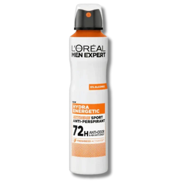 L'Oreal Men Expert 72H A/P Deodorant Spray Hydra Energetic Extreme Sport 250Ml | Best Price in Pakistan original skincare product Pakistan