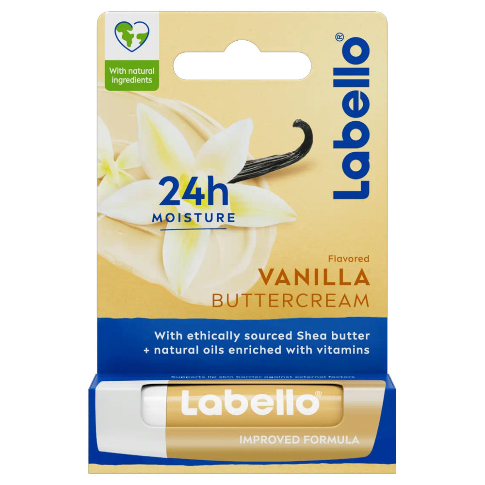 Labello Lip Balm Vanilla Butter Cream 4.8G | Best Price in Pakistan original skincare product Pakistan مرکزی تصویر