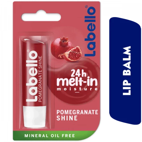 Labello | Lip Balm Pomegranate Shine 4.8Gm | Best Price in Pakistan original skincare product Pakistan