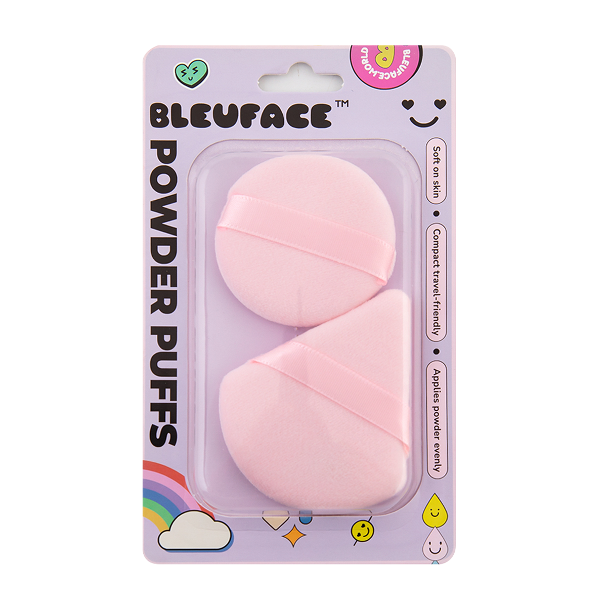 Bleuface | Powder Puffs (Round/Triangle) | Best Price in Pakistan original skincare product Pakistan Main image