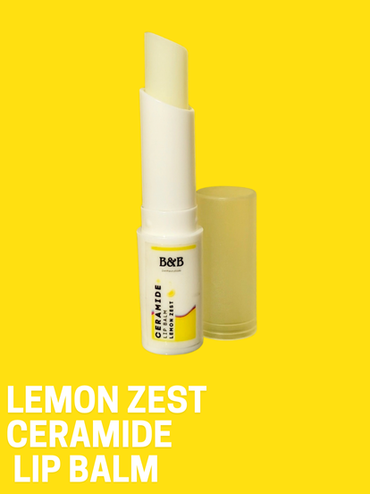 B&B Derma | Lemon Zest Ceramide Lip Balm | Best Price in Pakistan original skincare product Pakistan Main image