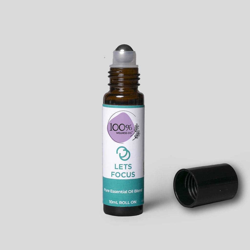 100% Wellness Co Let's Focus Essential Oil Roll-on Blend | Best Price in Pakistan original skincare product Pakistan